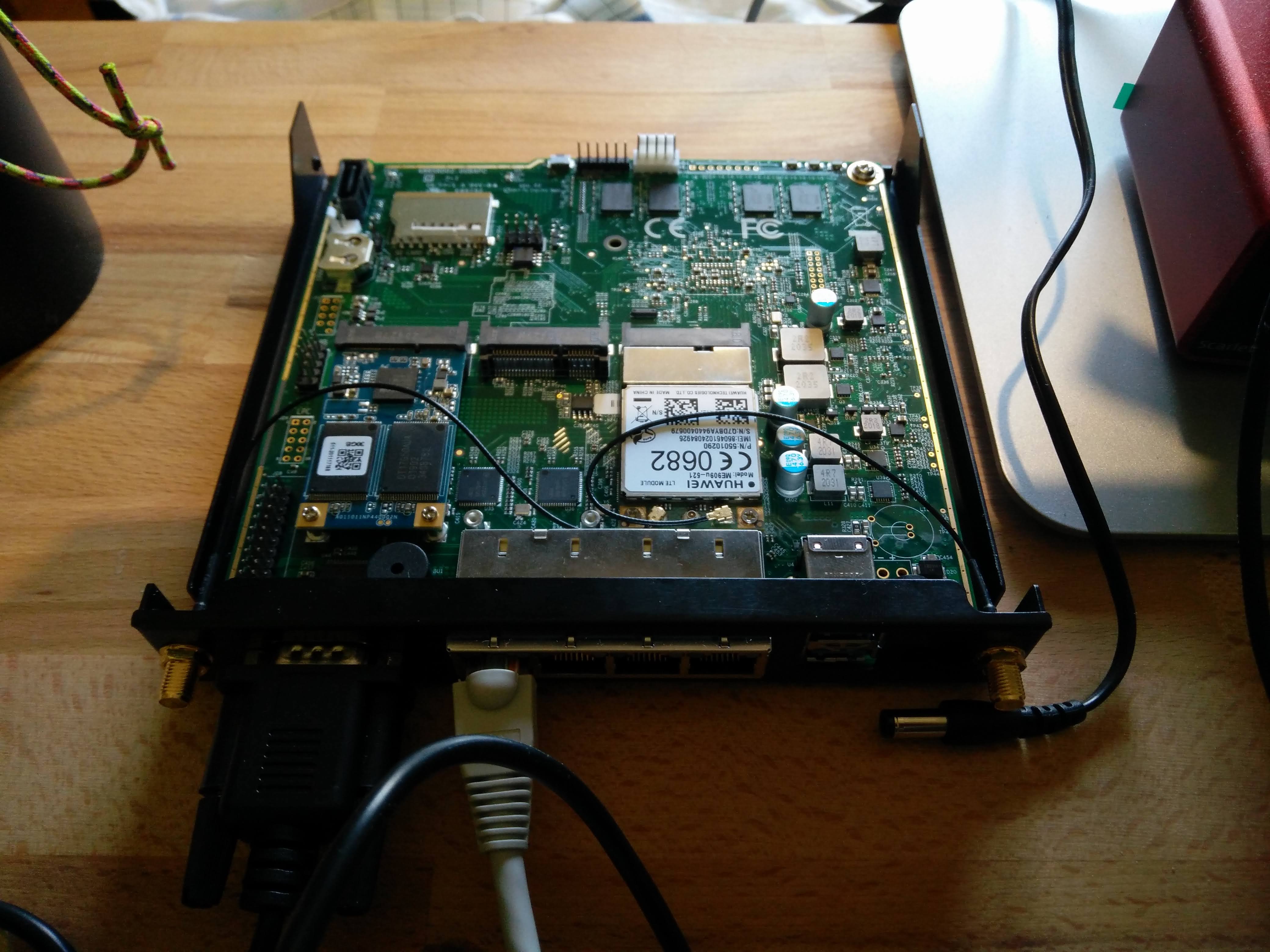 Picture of the APU4D board from PC Engine